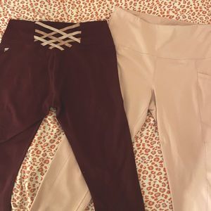 2 Pairs of Leggings | Size L | 90 Degree by Reflex & Fabletics